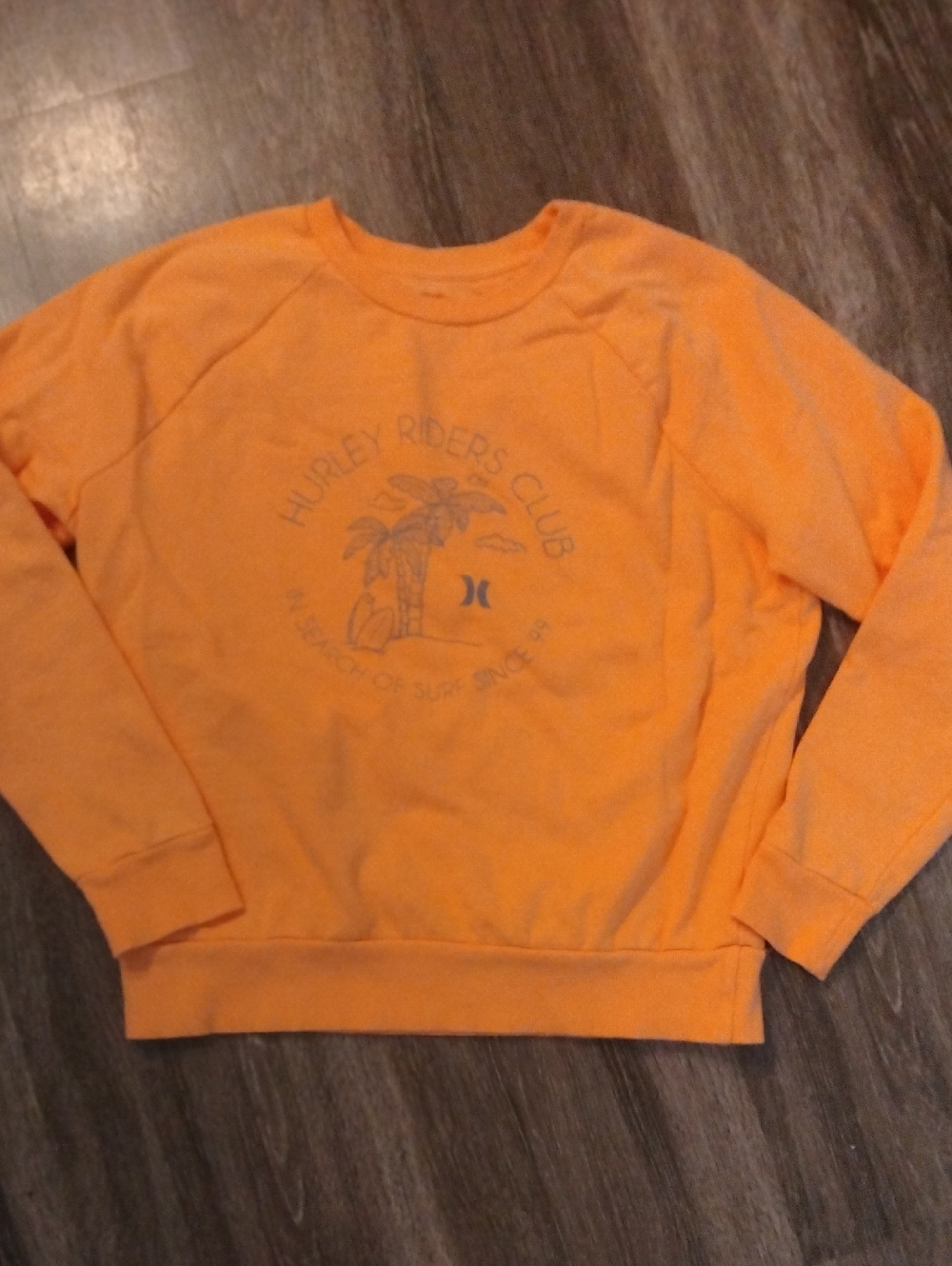 HURLEY- Orange Surfer Sweatshirt Size M
